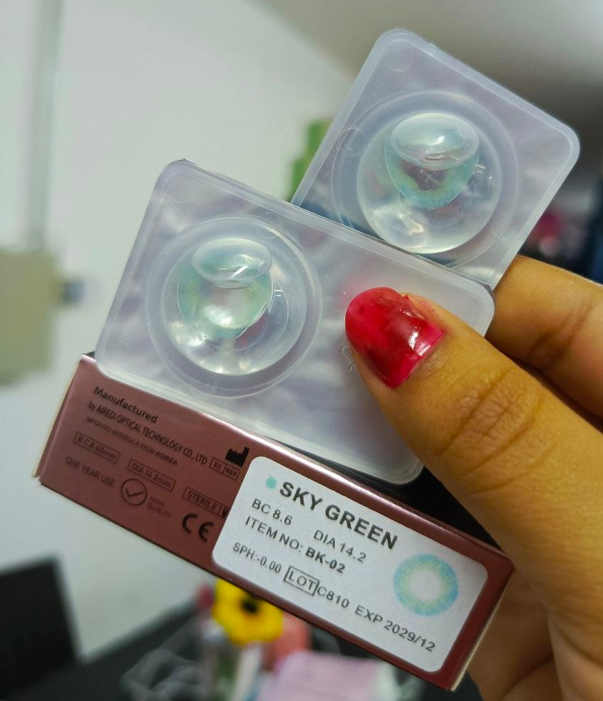 Lentes de contacto color Sky Green